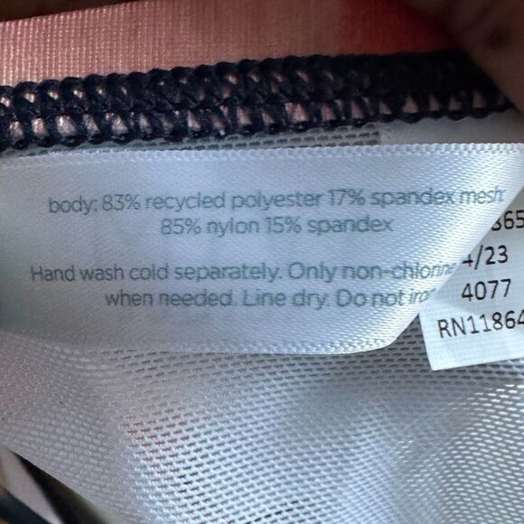 Swim by Cacique Fitted Underwire Tankini Swim Top Size 42F - Picture 8 of 9